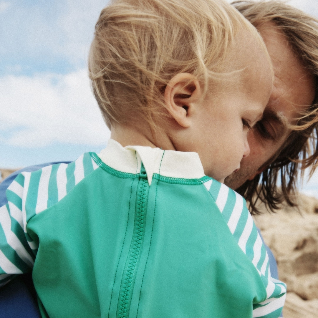 Lou Spring Green UV Onesie