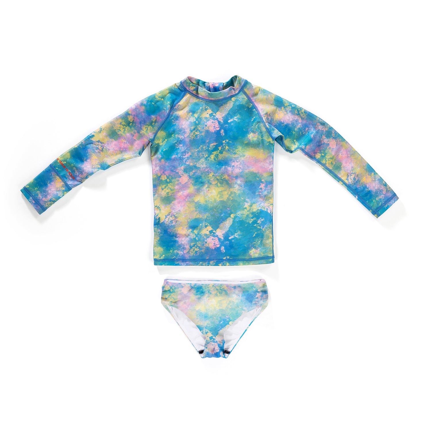 Teddyset Cloud- UV-top en bikinibroekje
