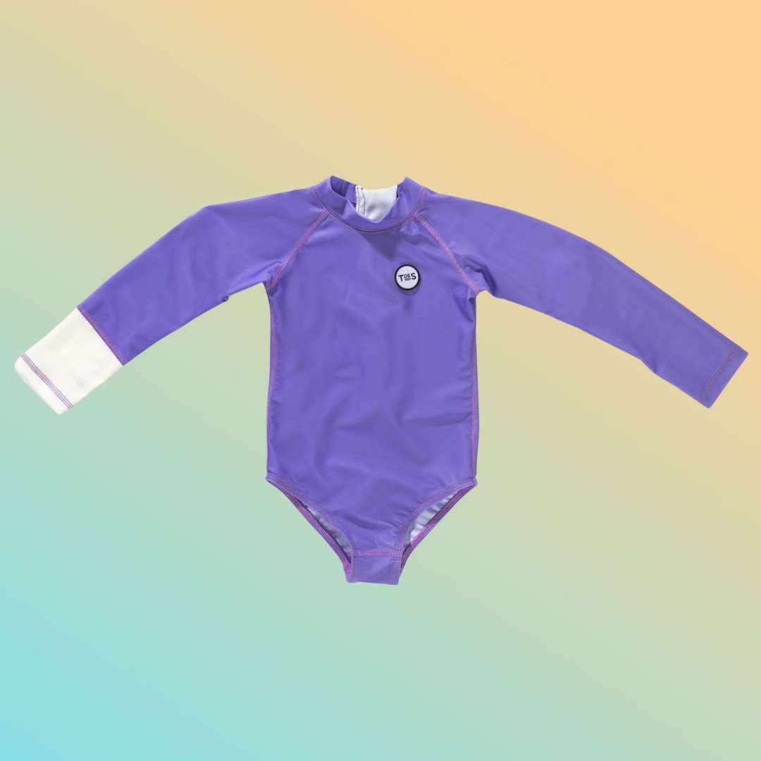 Preloved Malie Purple Sky - UV Swimsuit - 11-12Y (146 - 152cm)