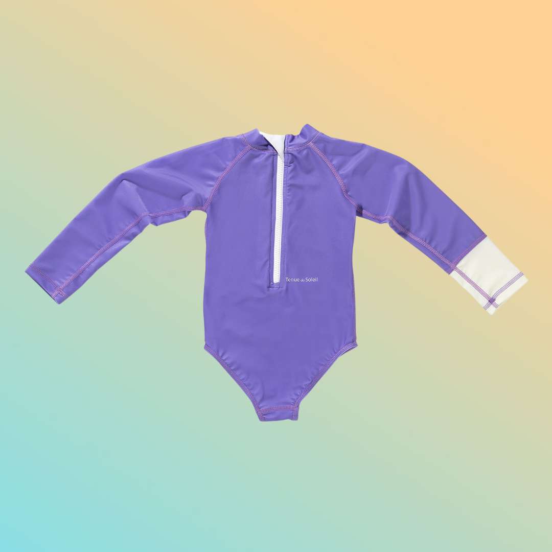 Preloved Malie Purple Sky - UV Swimsuit - 11-12Y (146 - 152cm)