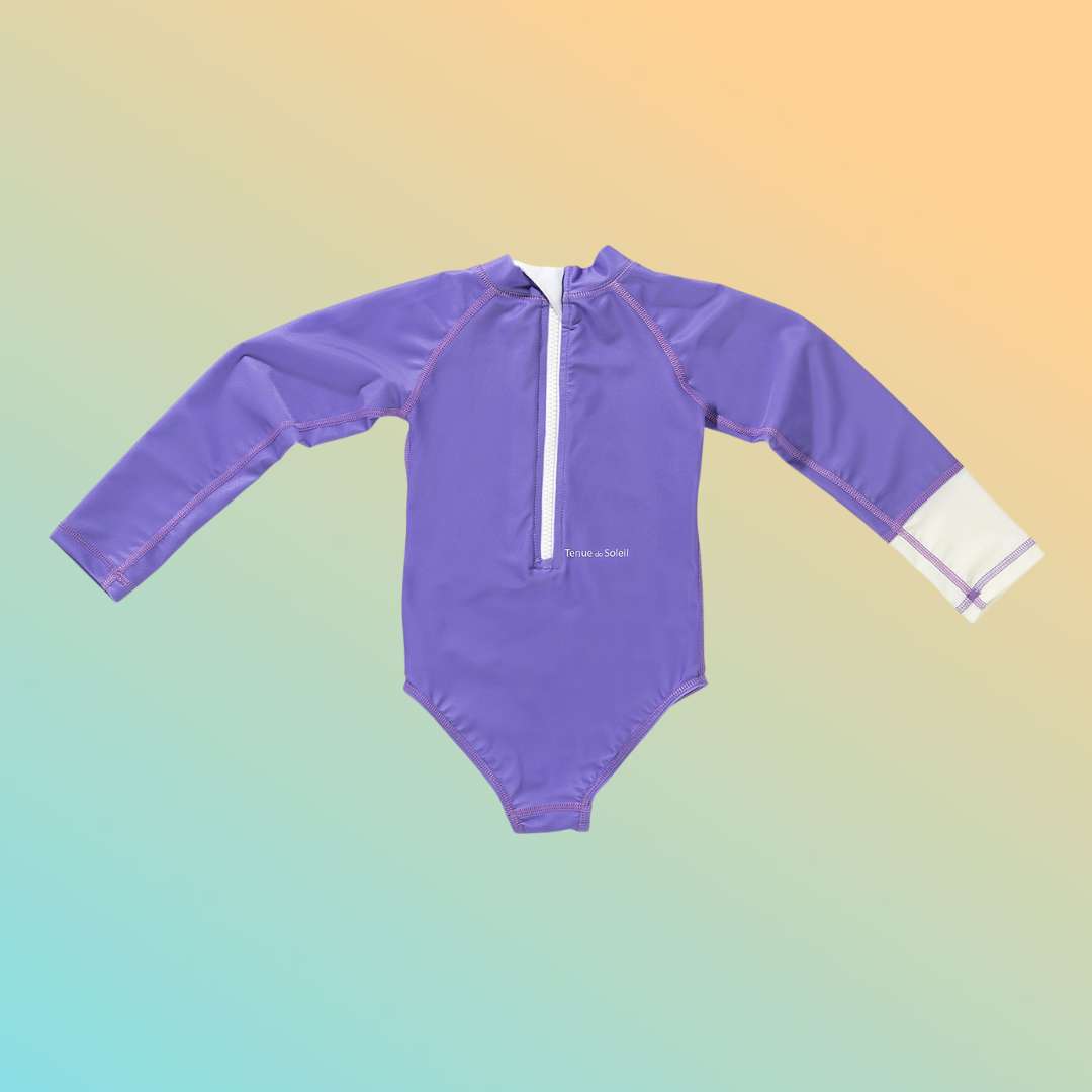 Preloved Malie Purple Sky - UV Swimsuit - 8-10Y (140 - 146cm)