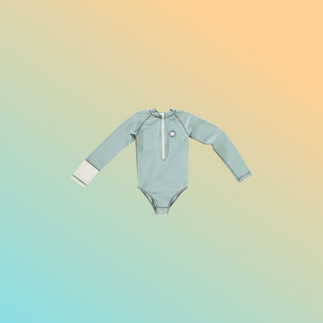 Preloved Malie Matcha - UV Swimsuit - 10-12Y (152-158 cm)
