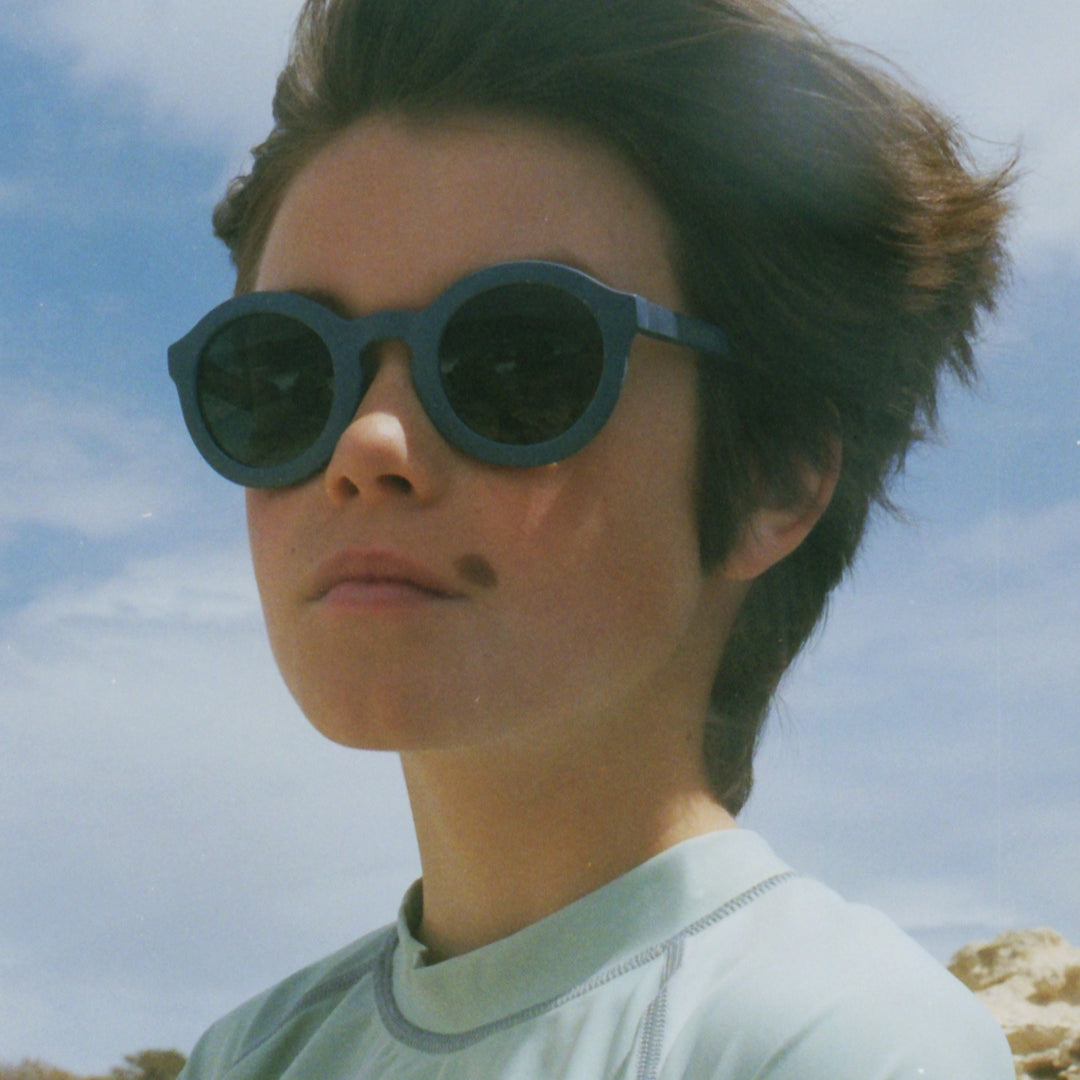 Cream Three Eyewear Navy