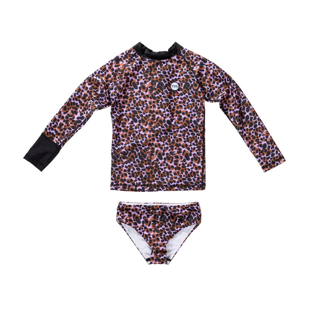 Teddy Set Animal All Over - UV Top & Broekje