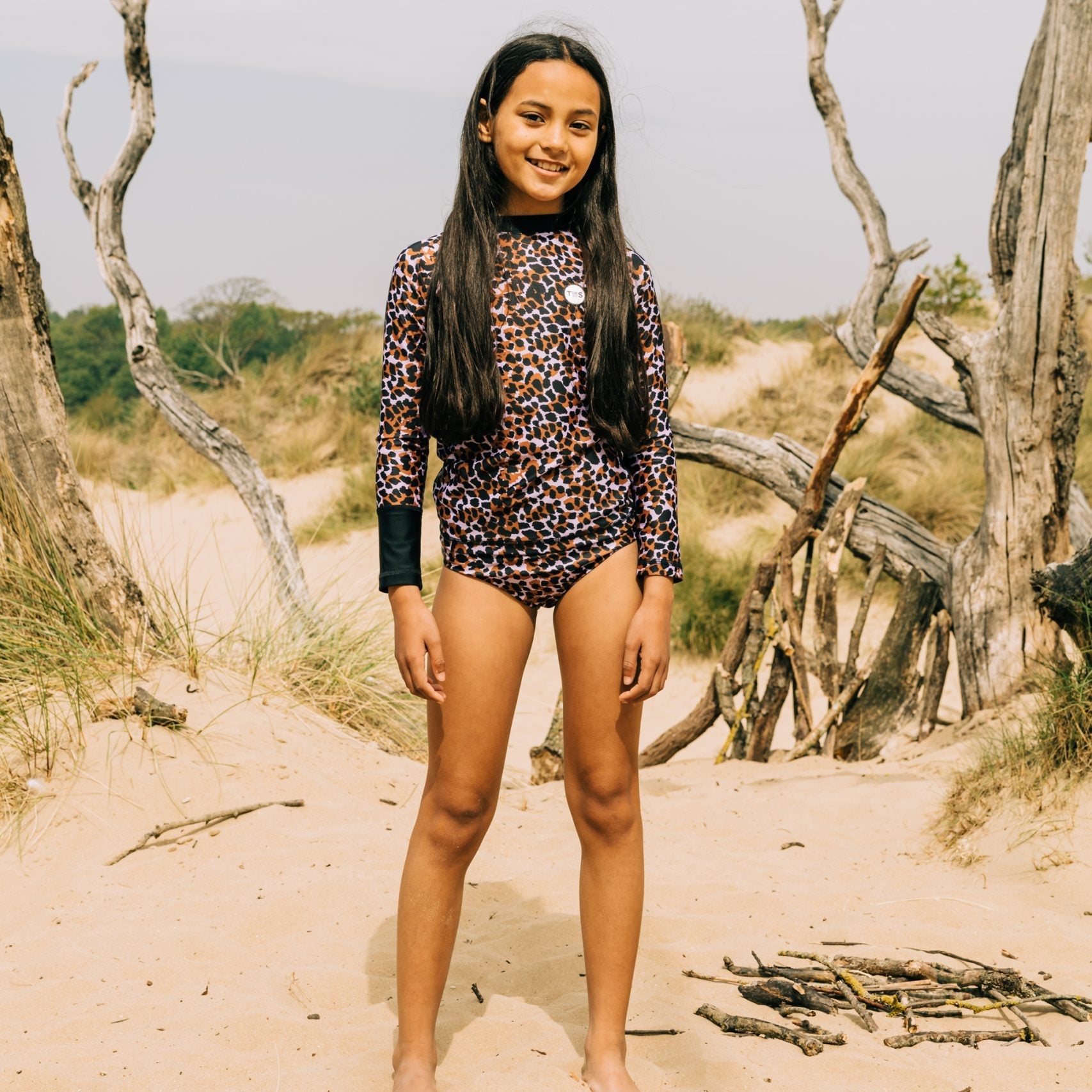 Teddy Set Animal all Over model front